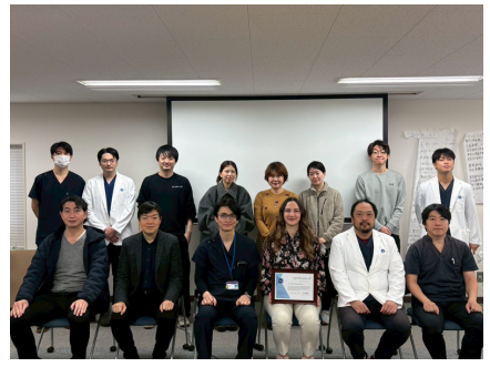 留学生の修了証授与を行いました